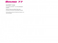 sound77.de Webseite Vorschau