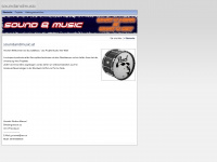 soundandmusic.at Webseite Vorschau