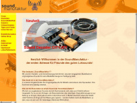 soundmanufaktur.at Webseite Vorschau