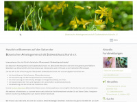 botanik-sw.de Webseite Vorschau