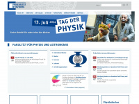 physik.uni-wuerzburg.de Webseite Vorschau