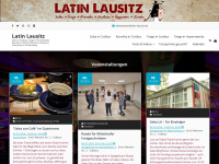 latin-lausitz.de Webseite Vorschau
