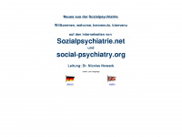 sozial-psychiatrie.de Webseite Vorschau