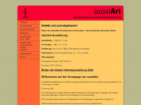 sozialart.ch Webseite Vorschau
