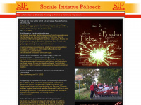 soziale-initiative-poessneck.de Webseite Vorschau