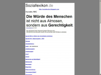soziallexikon.de Webseite Vorschau