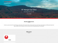 sp-wangen.ch Webseite Vorschau