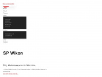 sp-wikon.ch Webseite Vorschau