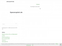 spacecaptain.de Webseite Vorschau