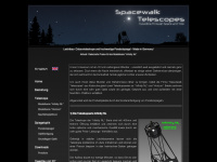 spacewalk-telescopes.de Webseite Vorschau