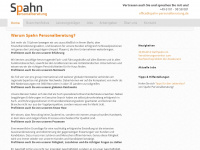 spahn-personalberatung.de Webseite Vorschau