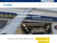 spalenring-garage.ch Webseite Vorschau
