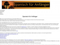 spanisch-fuer-anfaenger.de Webseite Vorschau