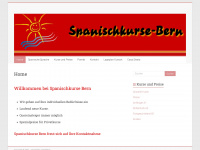 spanischkurse-bern.ch Webseite Vorschau