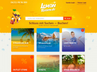 lemon-reisen.de Webseite Vorschau