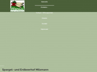 spargelhof-milsmann.de Webseite Vorschau