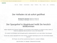 spargelhof-schreiber.de Webseite Vorschau