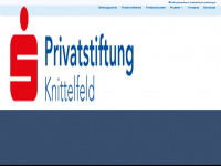 sparkasse-knittelfeld-privatstiftung.at Webseite Vorschau