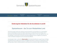 spatzenhausen.de Webseite Vorschau