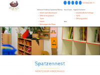 spatzennest-mieming.at Webseite Vorschau