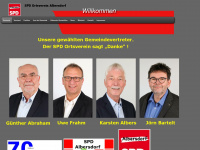 spd-albersdorf.de Webseite Vorschau