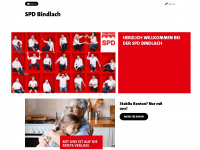 spd-bindlach.de Webseite Vorschau