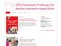 spd-freiburg-ost.de Webseite Vorschau