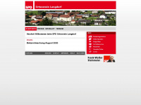 spd-langdorf.de Webseite Vorschau