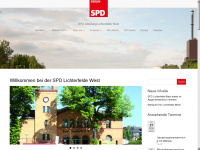 spd-lichterfelde.de Webseite Vorschau