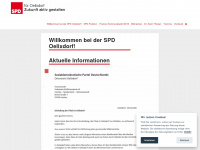 spd-oelixdorf.de Webseite Vorschau