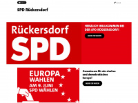 spd-rueckersdorf.de Webseite Vorschau