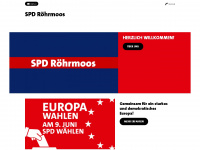 spd-roehrmoos.de Webseite Vorschau