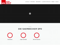 spd-saerbeck.de Webseite Vorschau