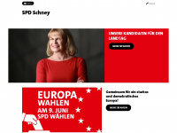 spd-schney.de Webseite Vorschau