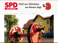 spd-schortens.de Webseite Vorschau