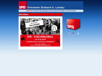 spd-simbach.de Webseite Vorschau