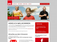 spd-weissacher-tal.de Webseite Vorschau