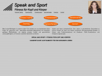 speakandsport.de Webseite Vorschau