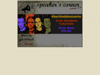 speakerscornermusic.de Webseite Vorschau