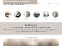 speck-schreinerei.ch Webseite Vorschau