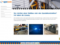 specon-ag.ch Webseite Vorschau