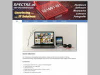 spectre.at Webseite Vorschau