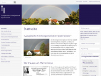 speichersdorf-evangelisch.de Webseite Vorschau