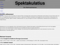 spektakulatius.de Webseite Vorschau