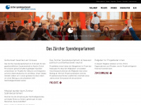 spendenparlament.ch Webseite Vorschau