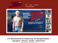 spenglerei-rehrl-anger.de Webseite Vorschau