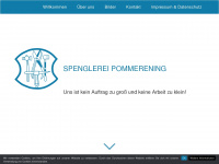 spenglerei-pommerening.at Webseite Vorschau