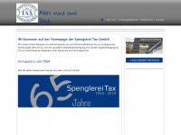 spenglerei-tax.at Webseite Vorschau