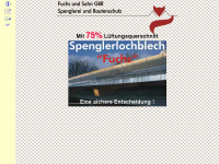 spenglerlochblech.de Webseite Vorschau