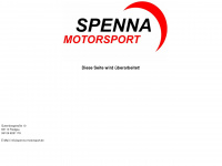 spenna-motorsport.de Webseite Vorschau